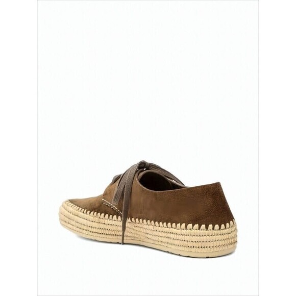 Loewe Brown Suede Sneakers With Raffia Sole - NWT - Picture 3 of 4